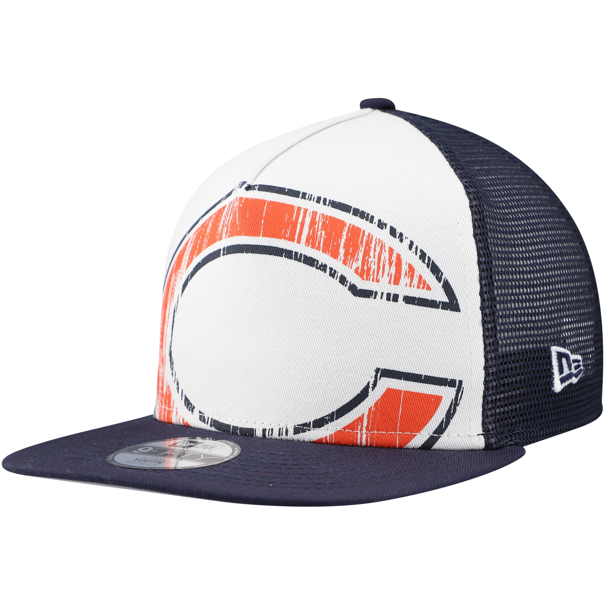 youth new era whitenavy chicago bears distressed 9fifty a-frame snapback hat Collection | Bears Jerseys NFL Fan Gear
