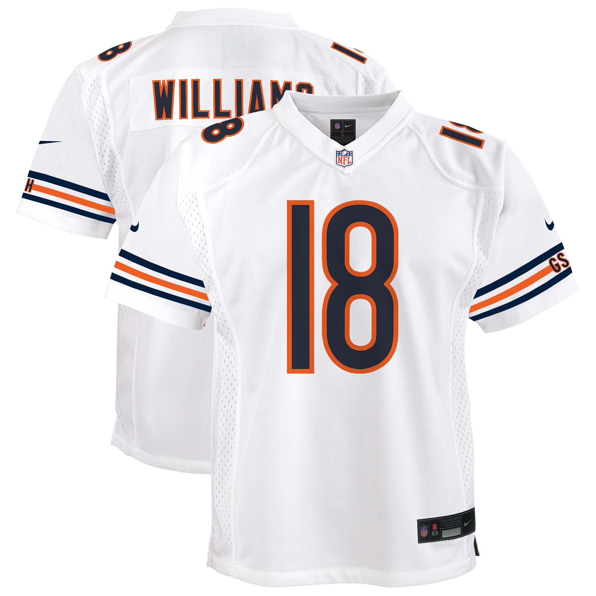 youth nike caleb williams white chicago bears white game jersey Collection | Bears Jerseys NFL Fan Gear