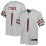 youth nike justin fields gray chicago bears inverted game jersey Collection | Bears Jerseys NFL Fan Gear