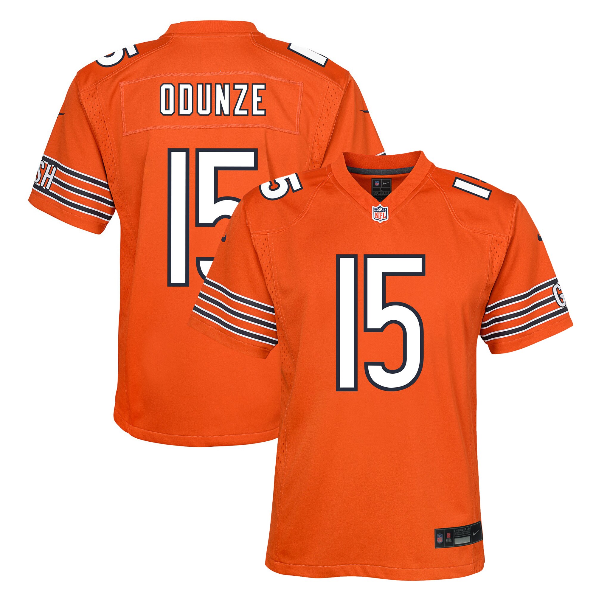 youth nike rome odunze orange chicago bears alternate game jersey Collection | Bears Jerseys NFL Fan Gear